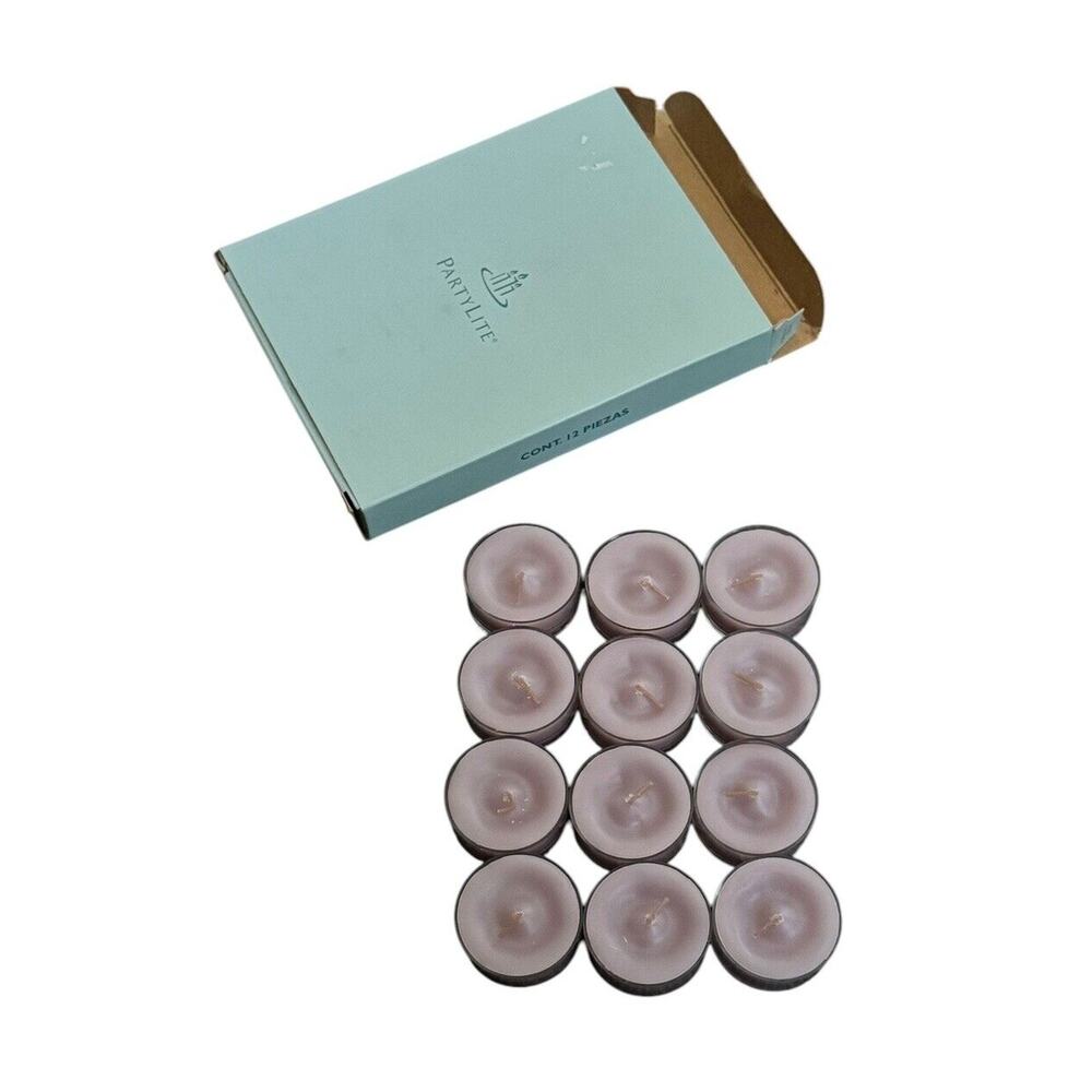 PartyLite Blackberry Sage Universal Tea Light Candles (12) Discontinued Purple